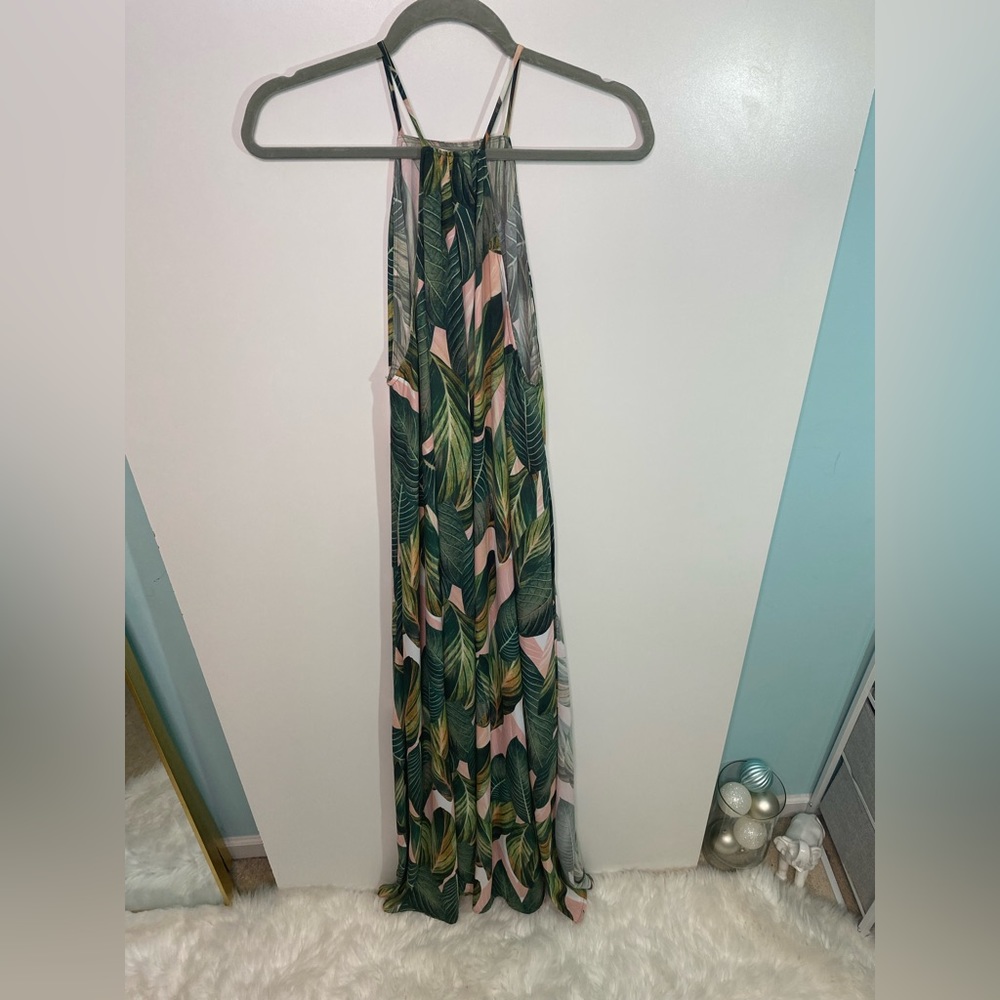 #160 Show Me Your MuMu Peachy Palm Bronte Dress size XS - Picture 6 of 11